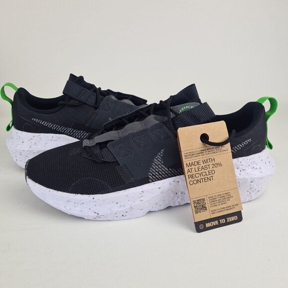 Nike Men's Crater Impact Running Sneakers Black White - Picture 4 of 10
